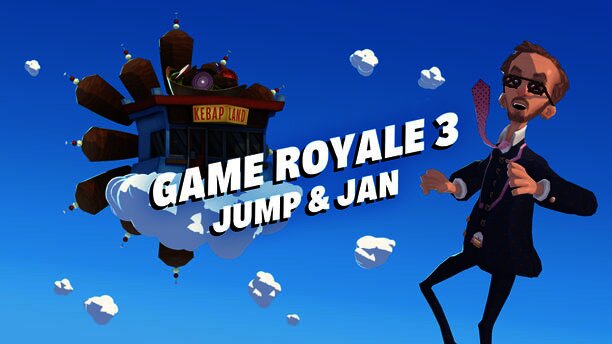 Screenshot des Startscreens Game Royale 3
