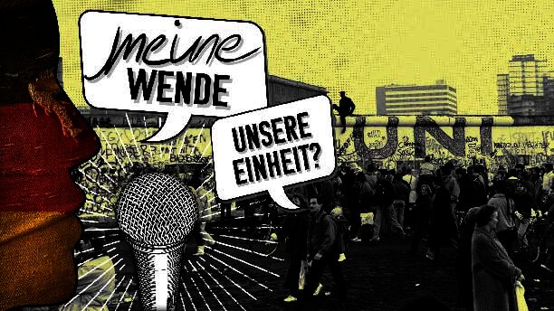 Screenshot der Microsite Meine Wende