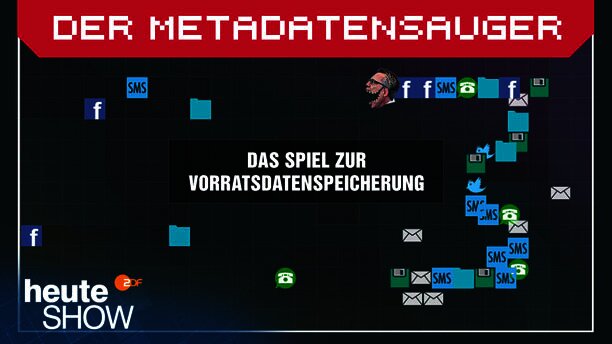 Startansicht des Metadatensaugers Spiels