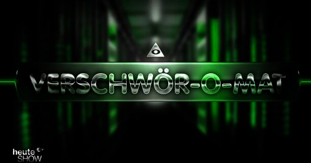 Startansicht des Verschwör-O-Mat Spiels